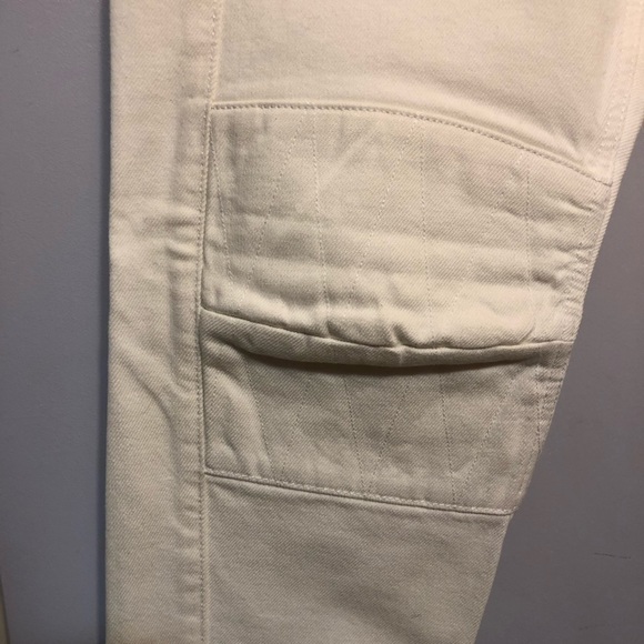 H&M ISABEL MARANT White Mens Moto Jeans - Picture 8 of 13
